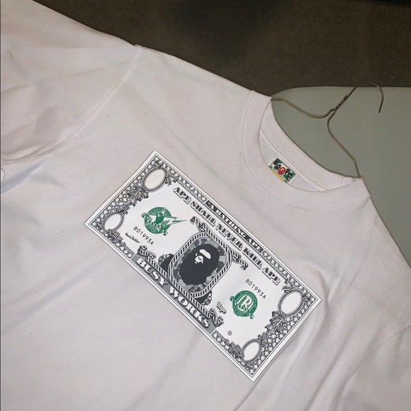 bape dollar tee